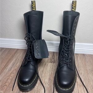 Dr. Martens Black Leather Boots